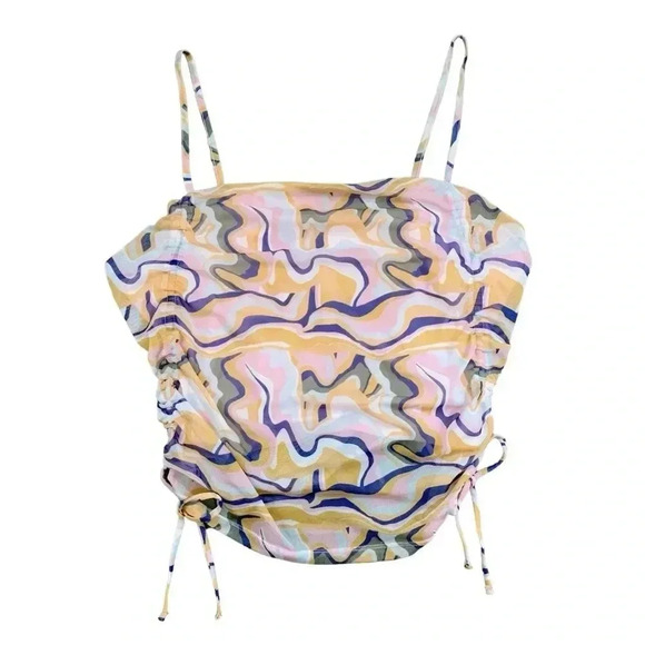 SO Tops - Mesh Swirl Top